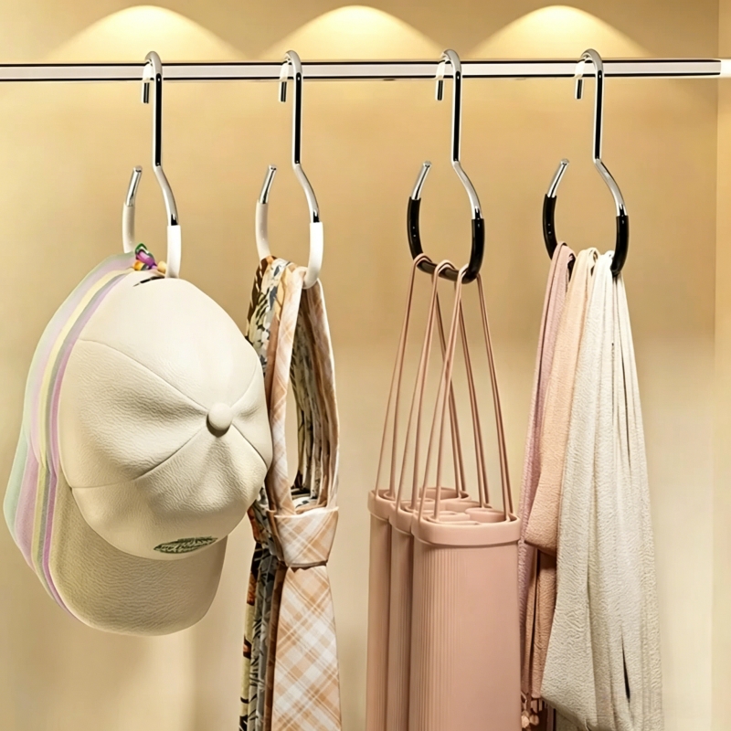 Baseball Cap Structured - 1/3/5/10개 스테인리스 스틸 모자 걸이 정리대