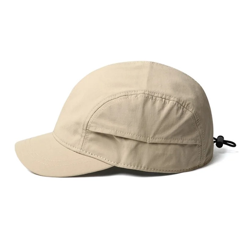 Baseball Cap Structured - 짧은 챙 단색 야구 모자 가볍고