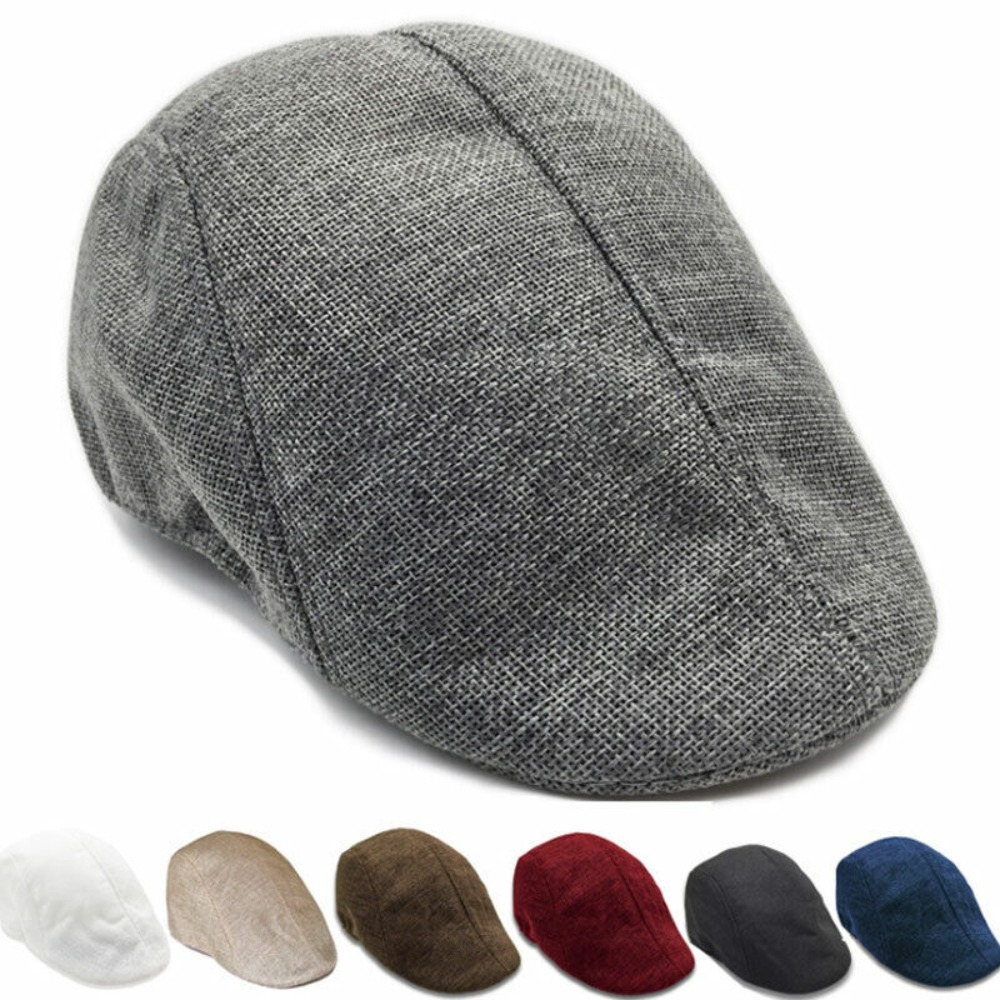 Dad Hat Cotton - Peaky Newsboy 골프 운전 모자 모자