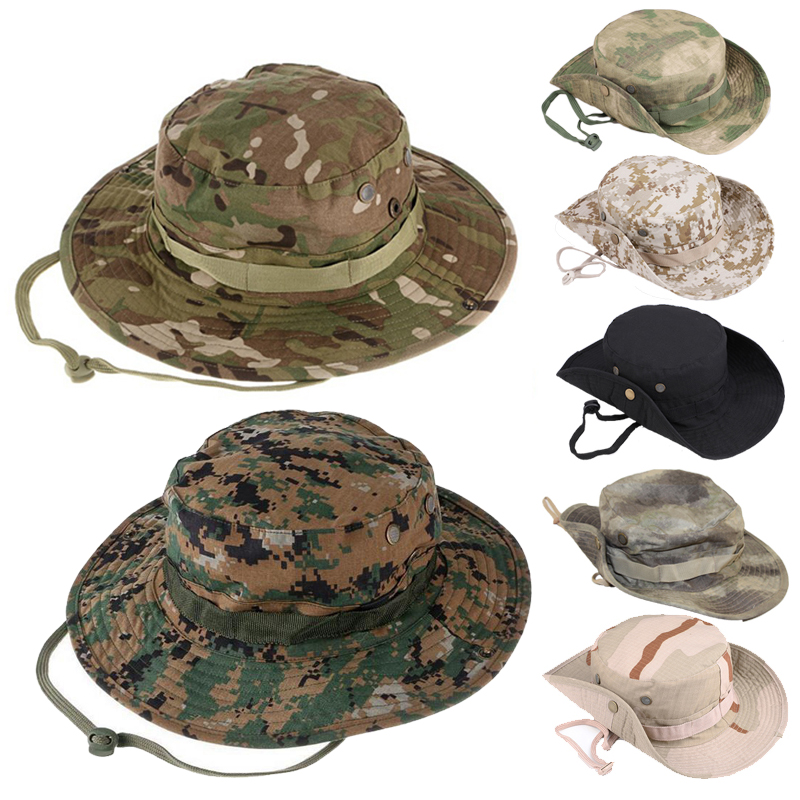 Boonie Hat Tactical - 위장 전술 Boonie 모자 캠핑 등산