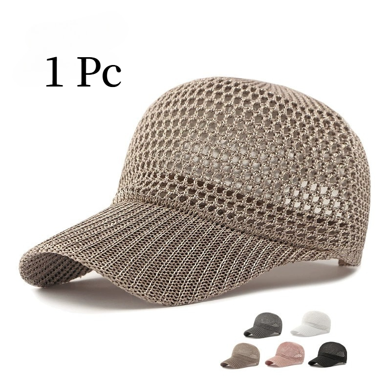 남녀공용 통기성 메쉬 야구 모자, 여름 야외 스포츠 및 - Baseball Cap Structured 리뷰 및 가격