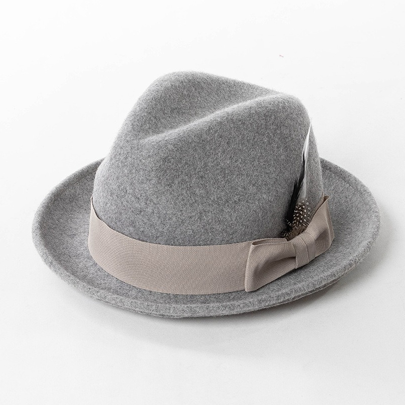 USPOP 겨울 양모 페도라 모자 여성 우아한 리본 리 - Fedora Hat Wool 리뷰 및 가격