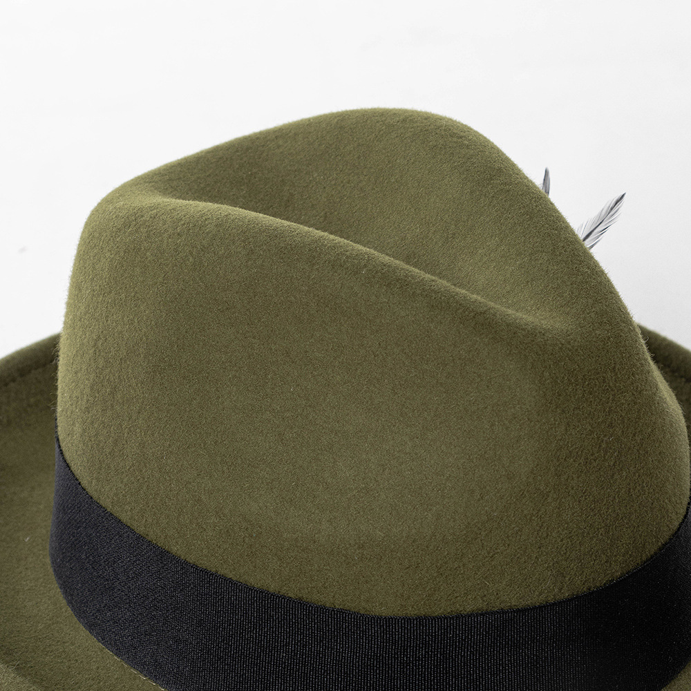 USPOP 겨울 양모 페도라 모자 여성 우아한 리본 리 - Fedora Hat Wool 리뷰 및 가격