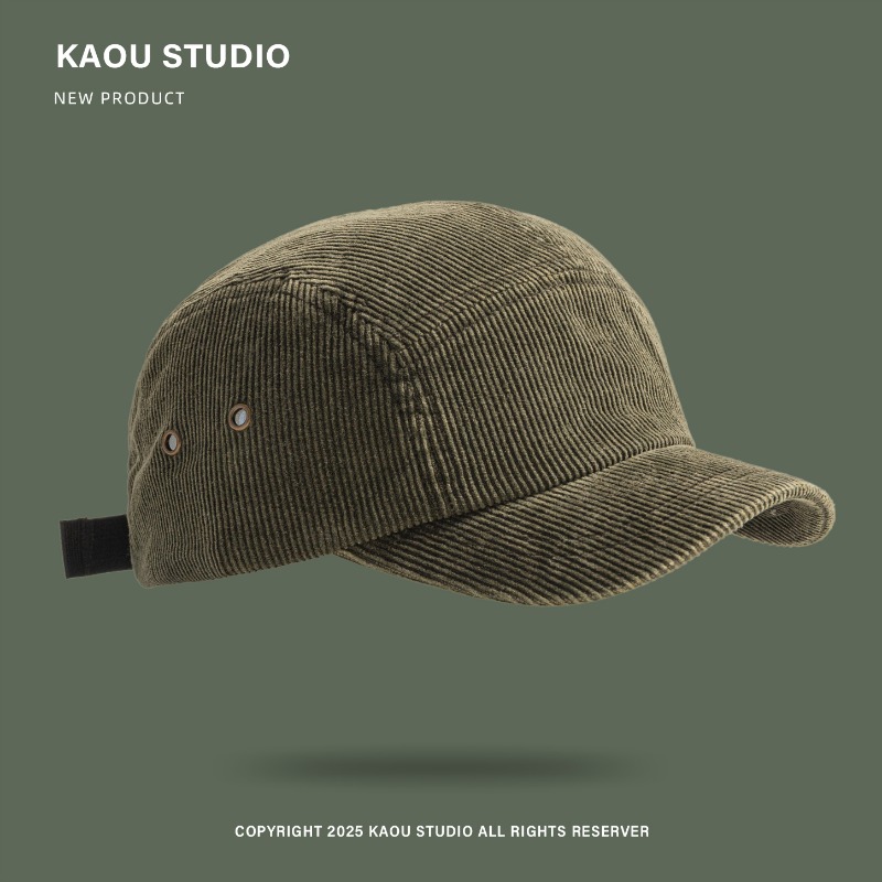 유니섹스 5패널 코듀로이 캡, 단색 야구 모자 일본 레 - Corduroy Cap 5 Panel 리뷰 및 가격