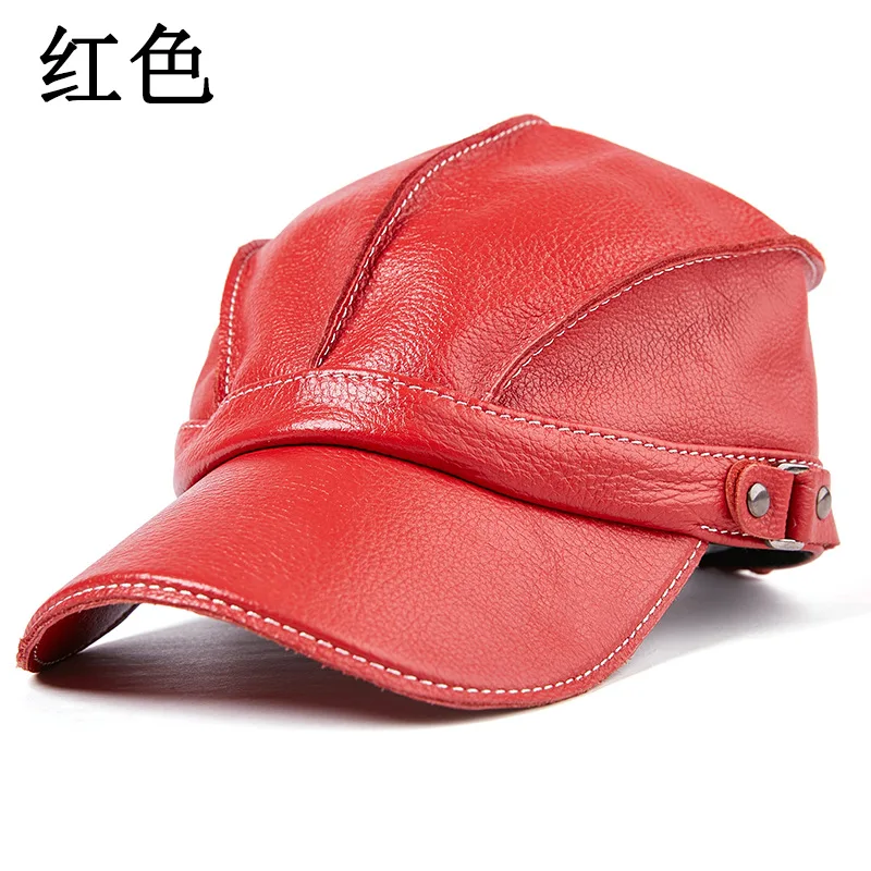 2026 남성용 천연 가죽 야구 모자 귀덮개 포함 -  - Winter Trapper Hat 리뷰 및 가격