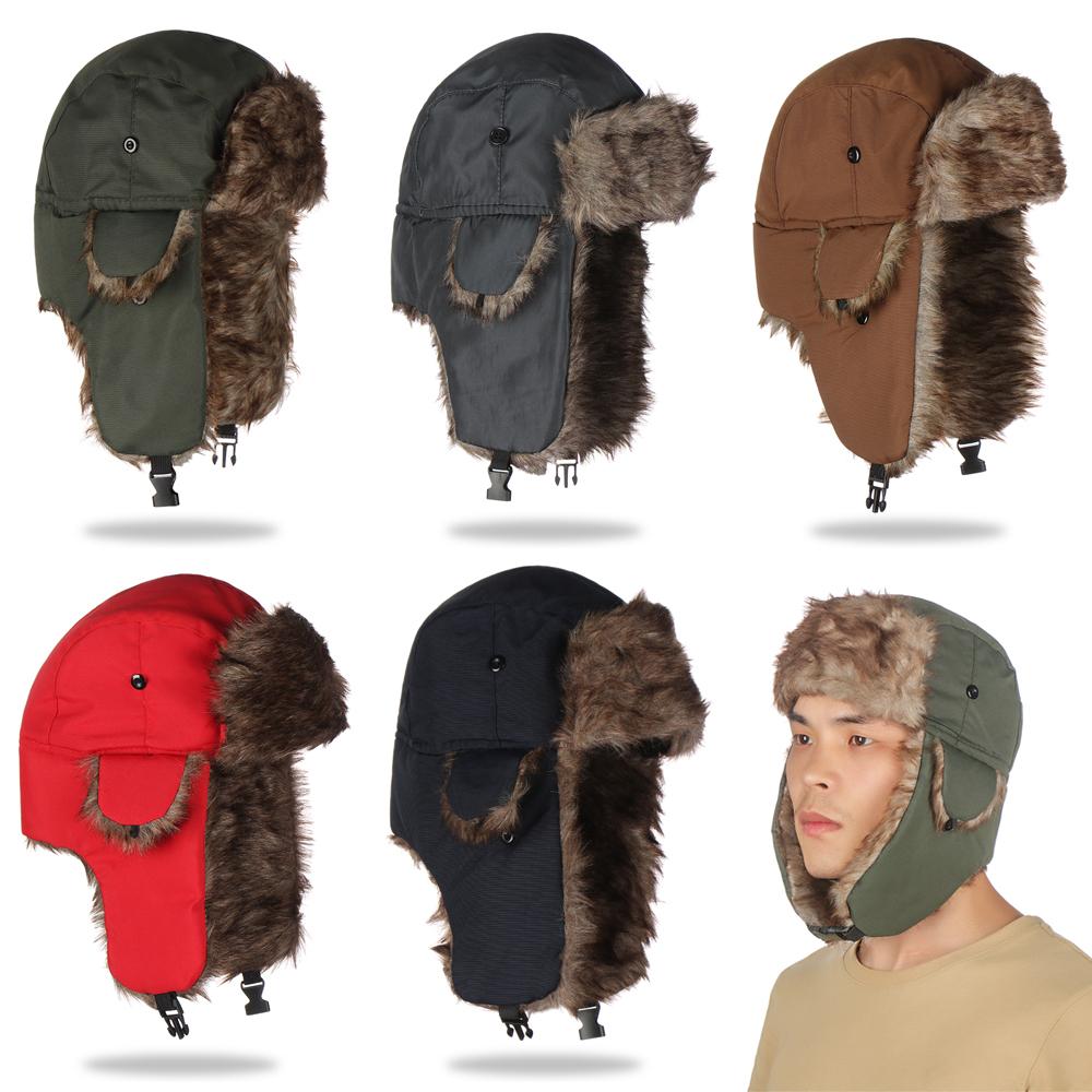 따뜻한 겨울 털 귀덮개 스키 모자 남녀 공용 트래퍼 모 - Trapper Hat Ear Flap 리뷰 및 가격