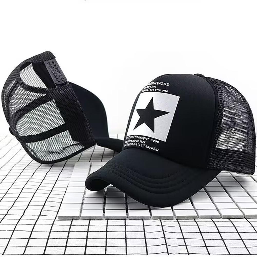 여름 메쉬 야구 모자, 패션 스타 프린트 조절 가능한  - Trucker Cap Mesh 리뷰 및 가격
