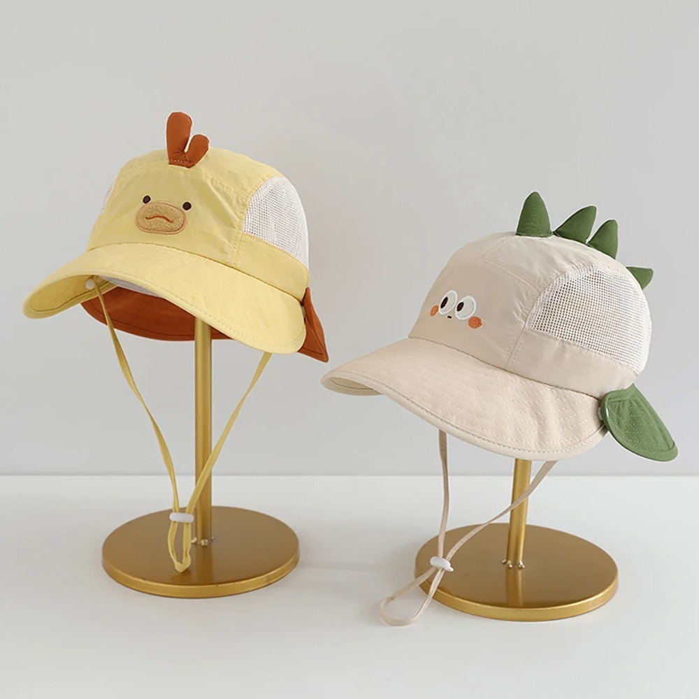 귀여운 만화 캐릭터 아기 비치 모자, 곰/토끼 귀 디자 - Visor Sun Hat 리뷰 및 가격