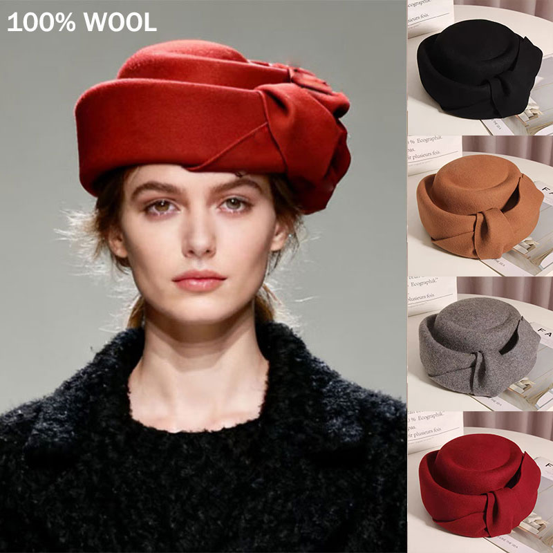 새로운 클래식 울 펠트 베레모 여성 겨울 고품질 펠트  - Beret French Wool 리뷰 및 가격