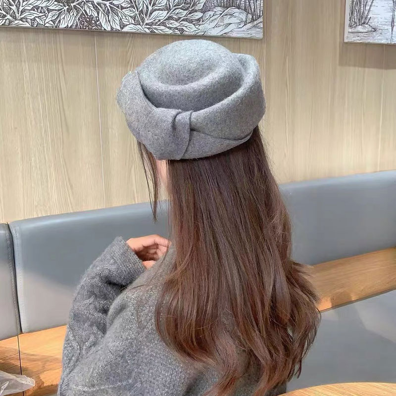 새로운 클래식 울 펠트 베레모 여성 겨울 고품질 펠트  - Beret French Wool 리뷰 및 가격